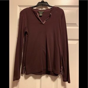 Plum Eddie Bauer shirt